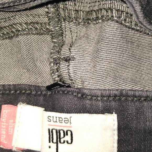 Cabi grayish black boyfriend jeans - Picture 6 of 7
